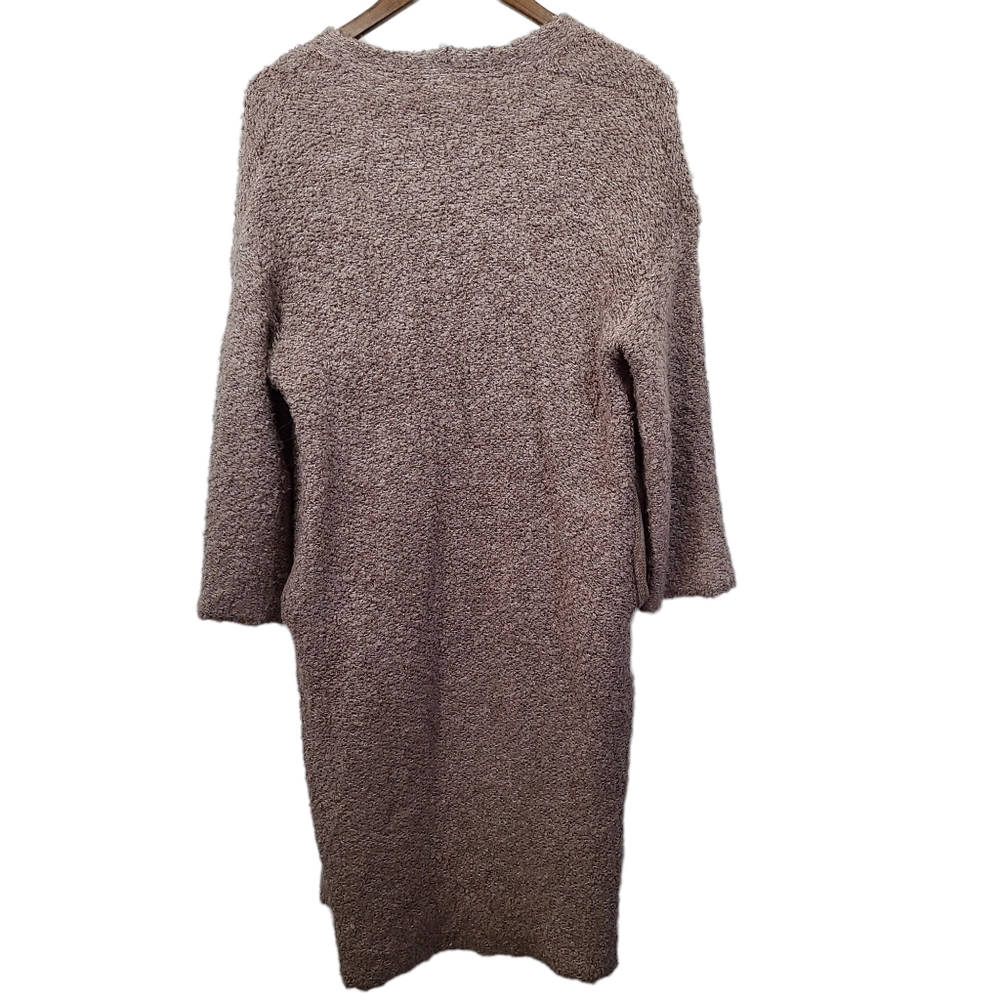Freeway Textured Open Front Long Line Cardigan Medium - Picture 2 of 6